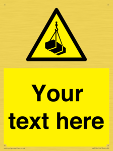 Custom Overhead Load Sign